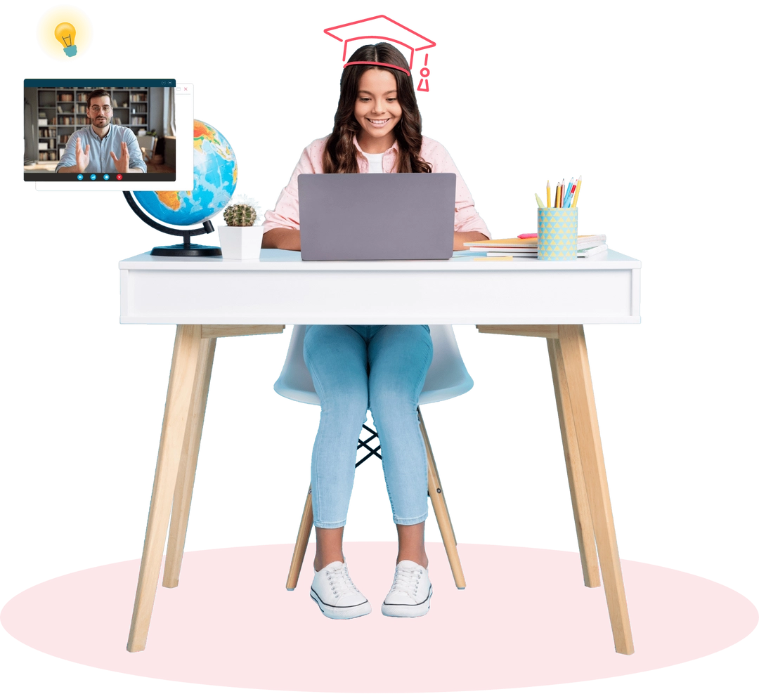 Students learning online with Nayku